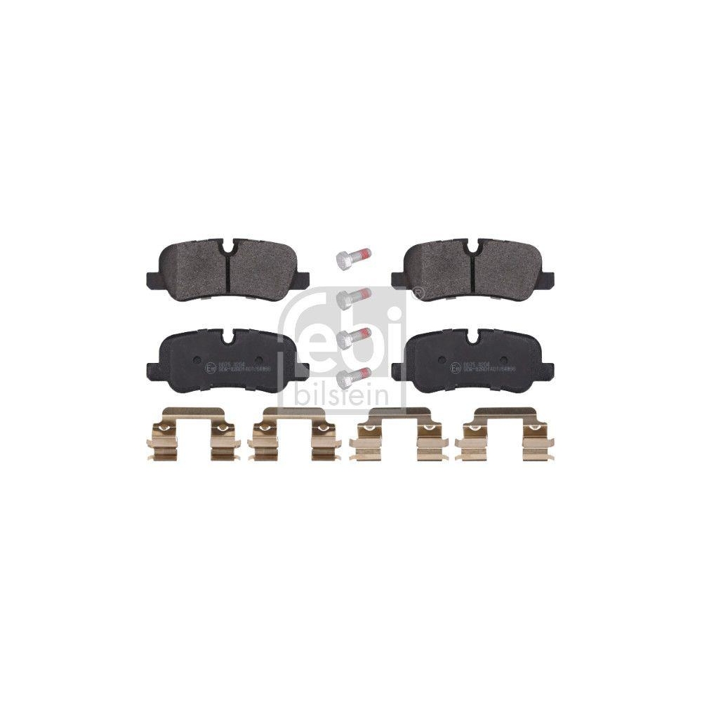 FEBI BILSTEIN Bremsbelagsatz, Scheibenbremse 116118 f&uuml;r LAND ROVER, Hinterachse