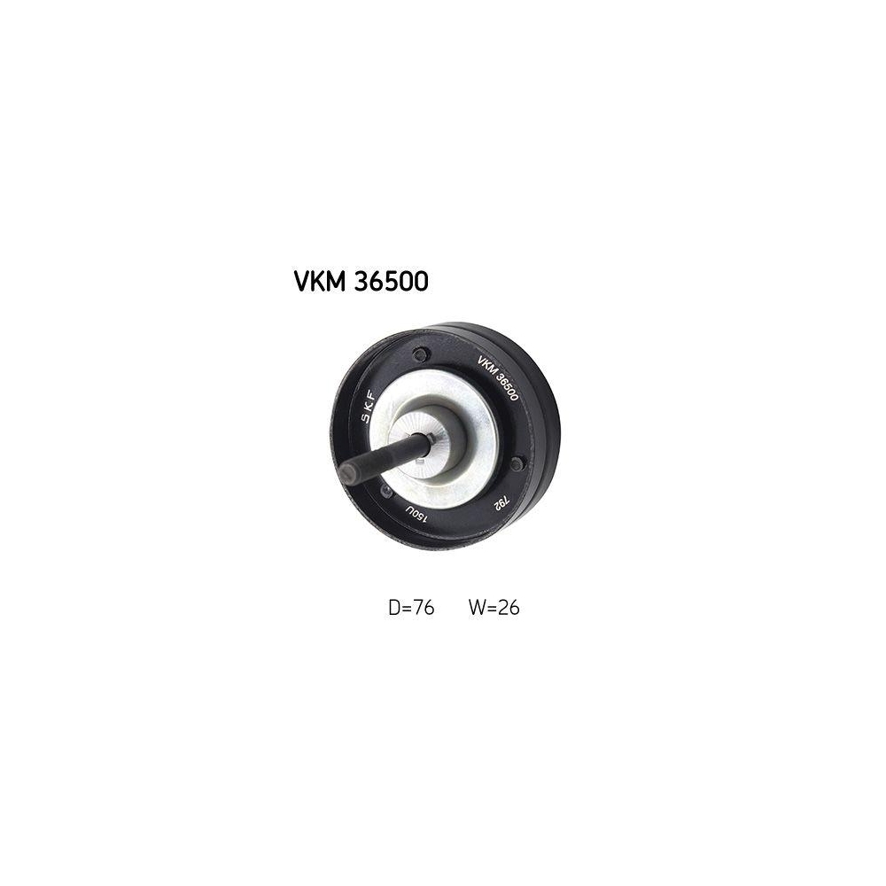 Umlenk-/F&uuml;hrungsrolle, Keilrippenriemen SKF VKM 36500 f&uuml;r VOLVO, mitte
