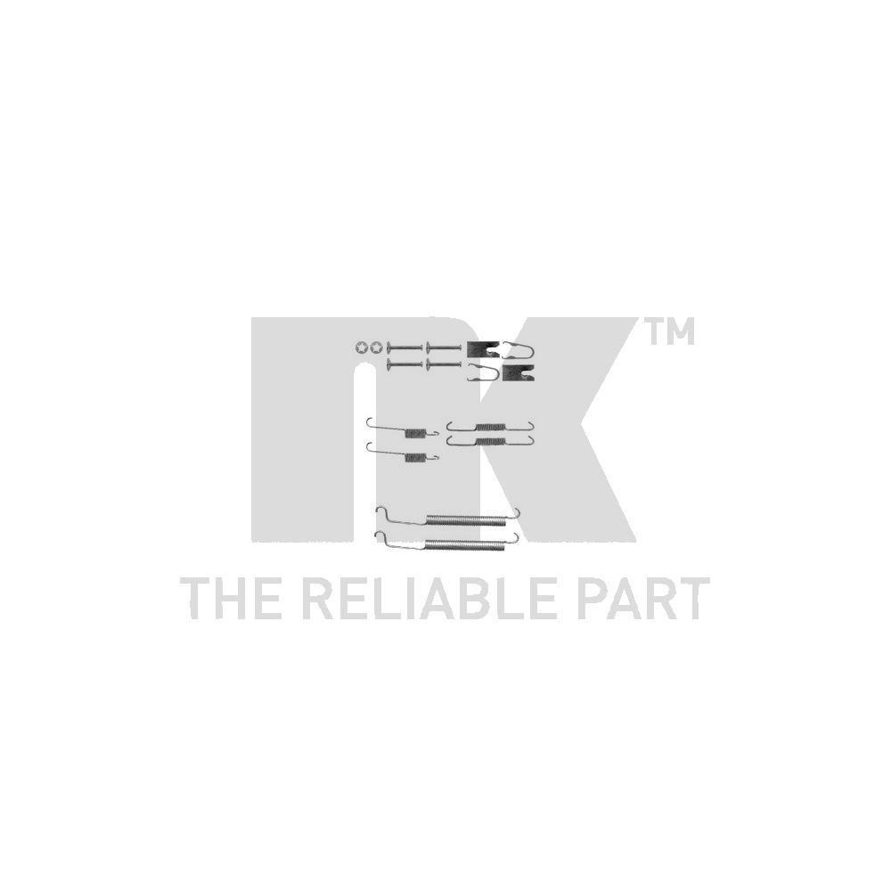 Zubeh&ouml;rsatz, Bremsbacken NK 7926807 f&uuml;r HONDA, Hinterachse