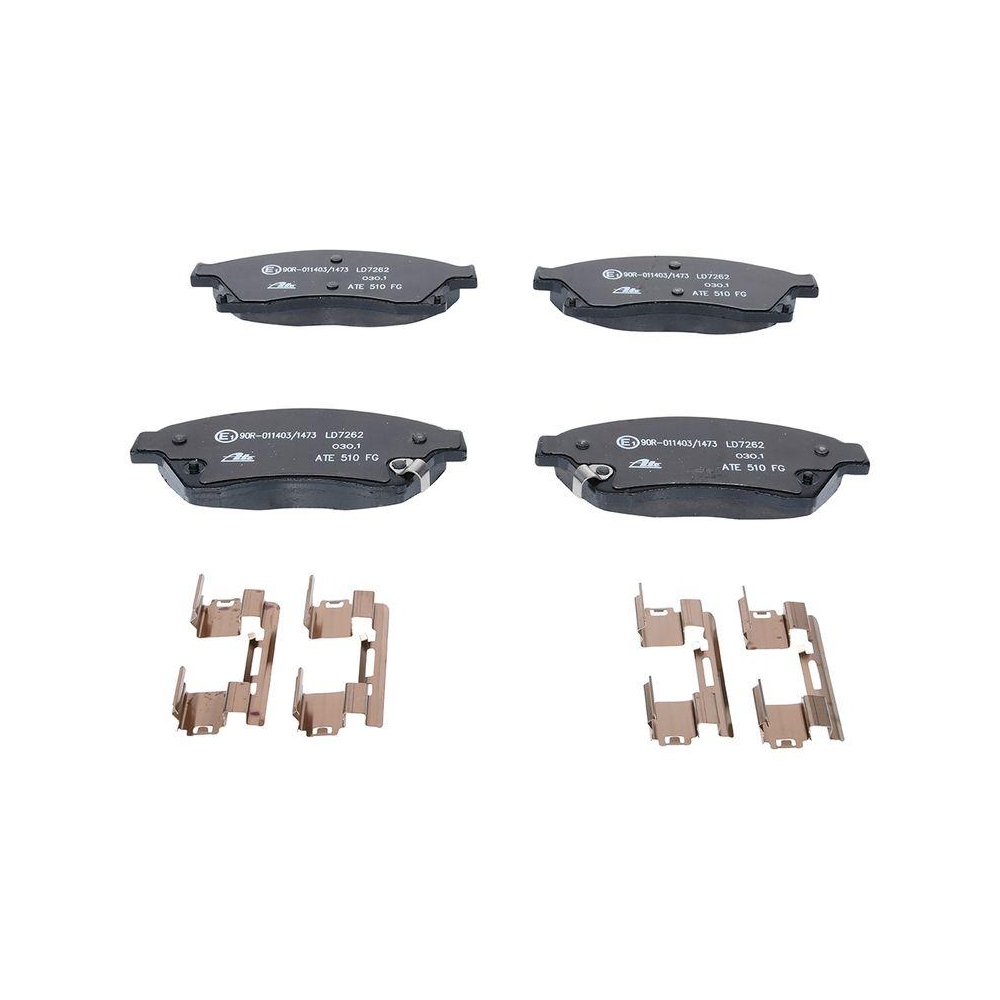 Bremsbelagsatz, Scheibenbremse ATE 13.0470-7262.2 ATE Ceramic f&uuml;r OPEL VAUXHALL