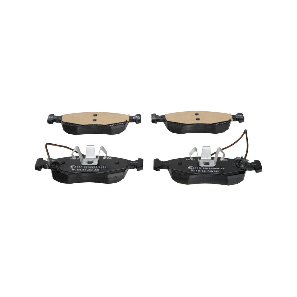 Bremsbelagsatz, Scheibenbremse ATE 13.0460-7288.2 f&uuml;r FIAT, Vorderachse