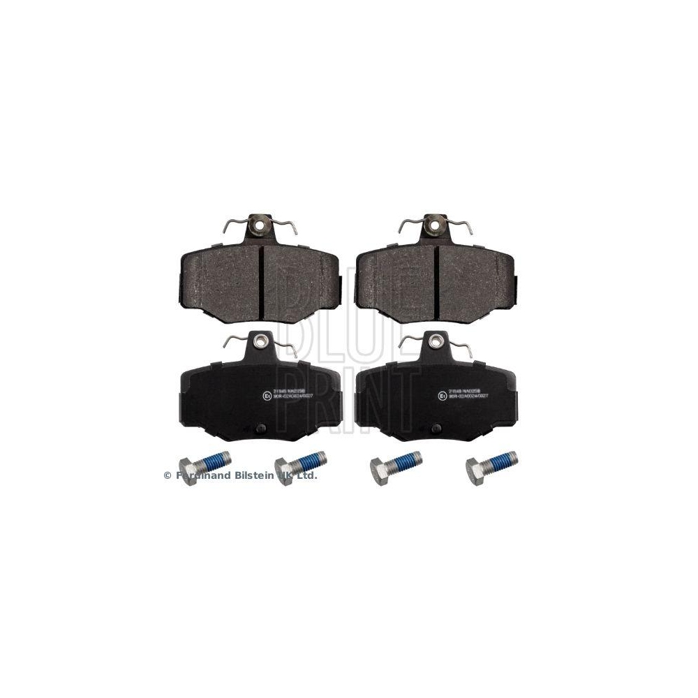 Bremsbelagsatz, Scheibenbremse BLUE PRINT ADN14296 f&uuml;r NISSAN, Hinterachse