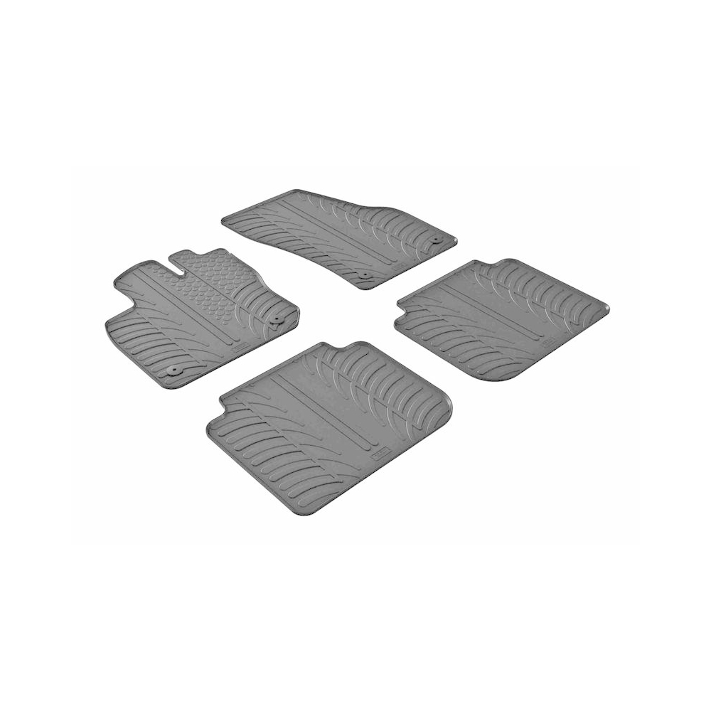 Fußmattensatz VAICO V10-9993 Green Mobility Parts für SKODA, vorne und hinten