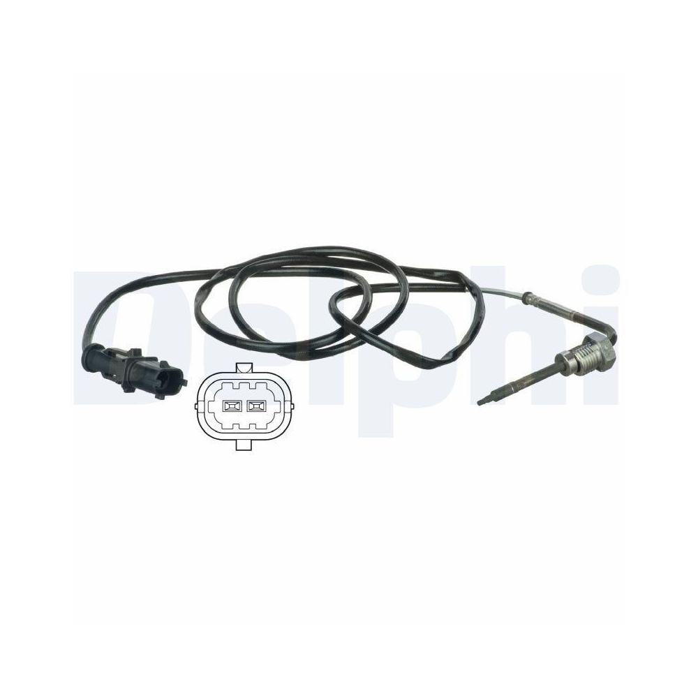 DELPHI TS30015 Sensor, Abgastemperatur f&uuml;r FIAT LANCIA, vor Ru&szlig;partikelfilter