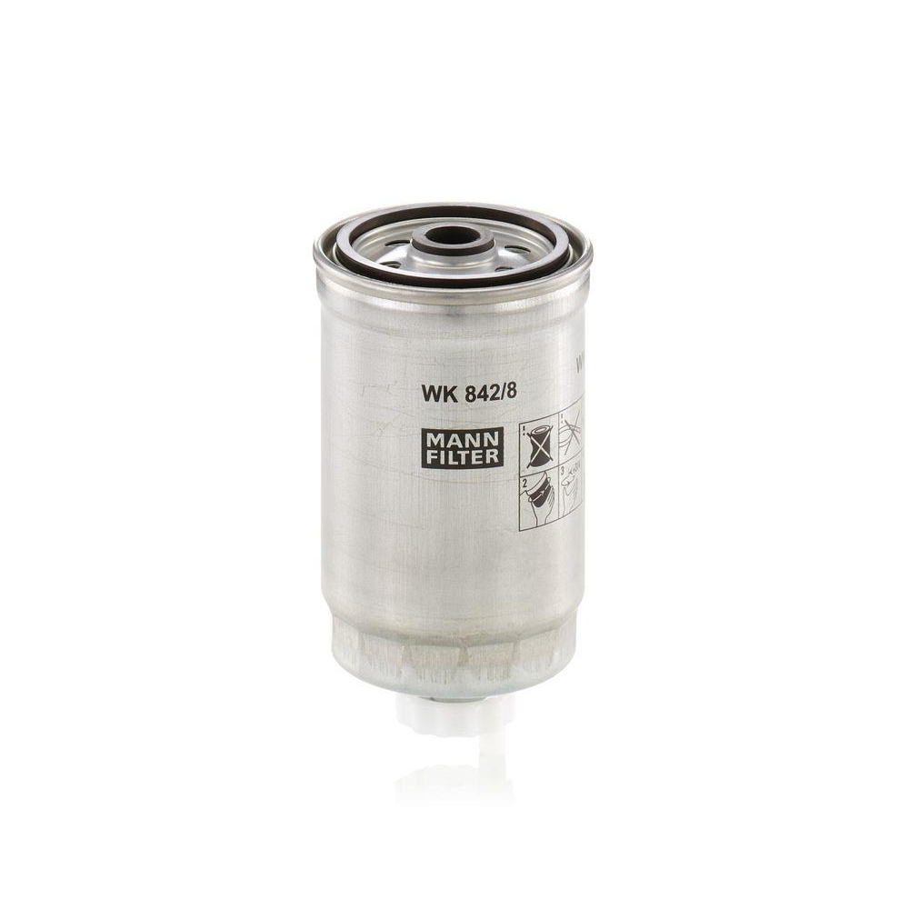 Kraftstofffilter MANN-FILTER WK 842/8 f&uuml;r CITRO&Euml;N FIAT PEUGEOT