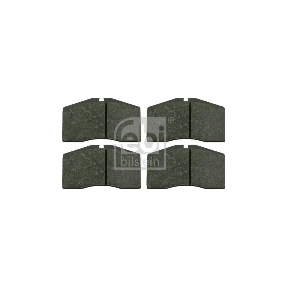 FEBI BILSTEIN Bremsbelagsatz, Scheibenbremse 16514 f&uuml;r PORSCHE, Vorderachse