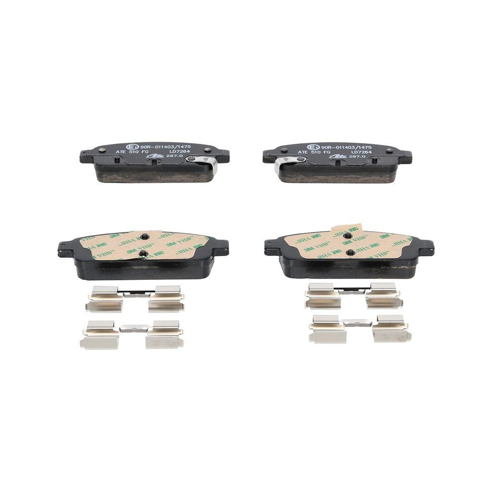 Bremsbelagsatz, Scheibenbremse ATE 13.0470-7264.2 ATE Ceramic für OPEL VAUXHALL