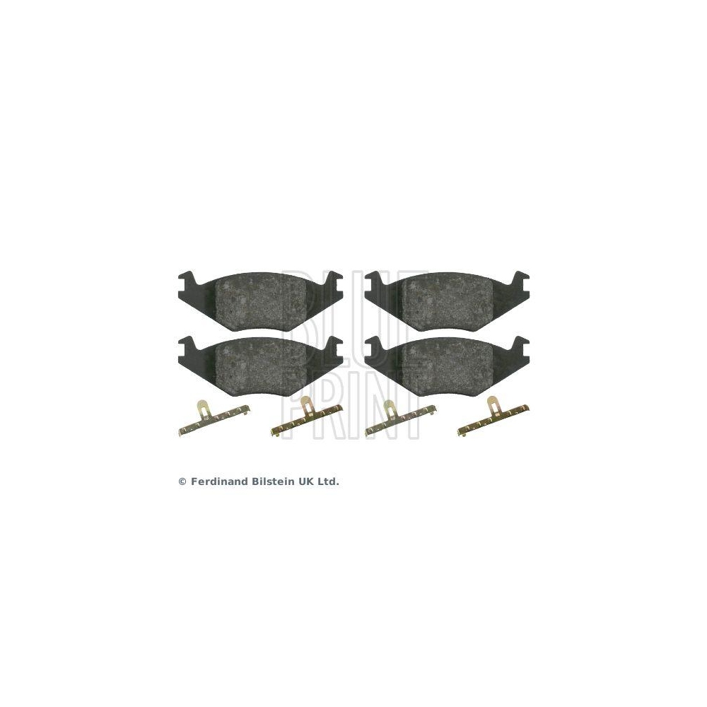 Bremsbelagsatz, Scheibenbremse BLUE PRINT ADV184275 f&uuml;r SEAT VW, Vorderachse