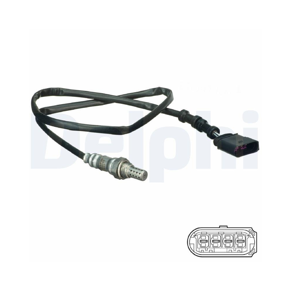 DELPHI ES20169-12B1 Lambdasonde f&uuml;r AUDI PORSCHE SEAT SKODA VW GENERAL MOTORS