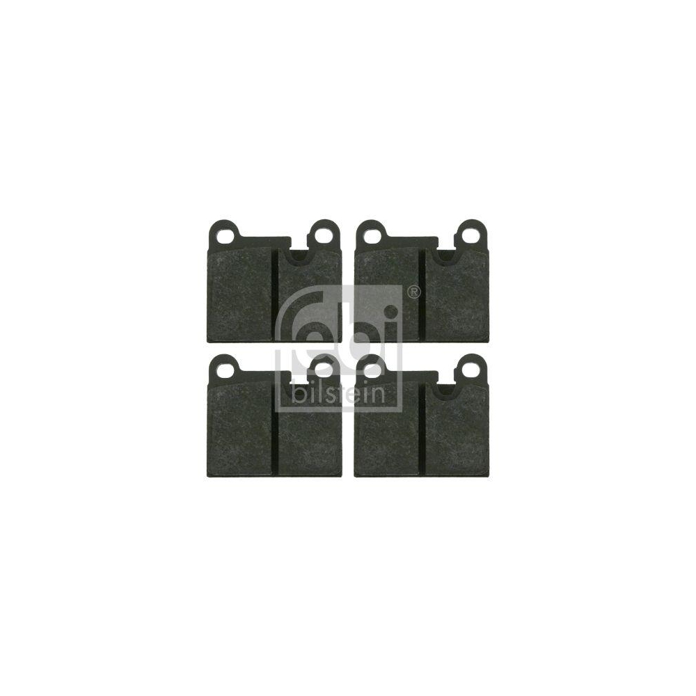 FEBI BILSTEIN Bremsbelagsatz, Scheibenbremse 16515 f&uuml;r PORSCHE, Hinterachse