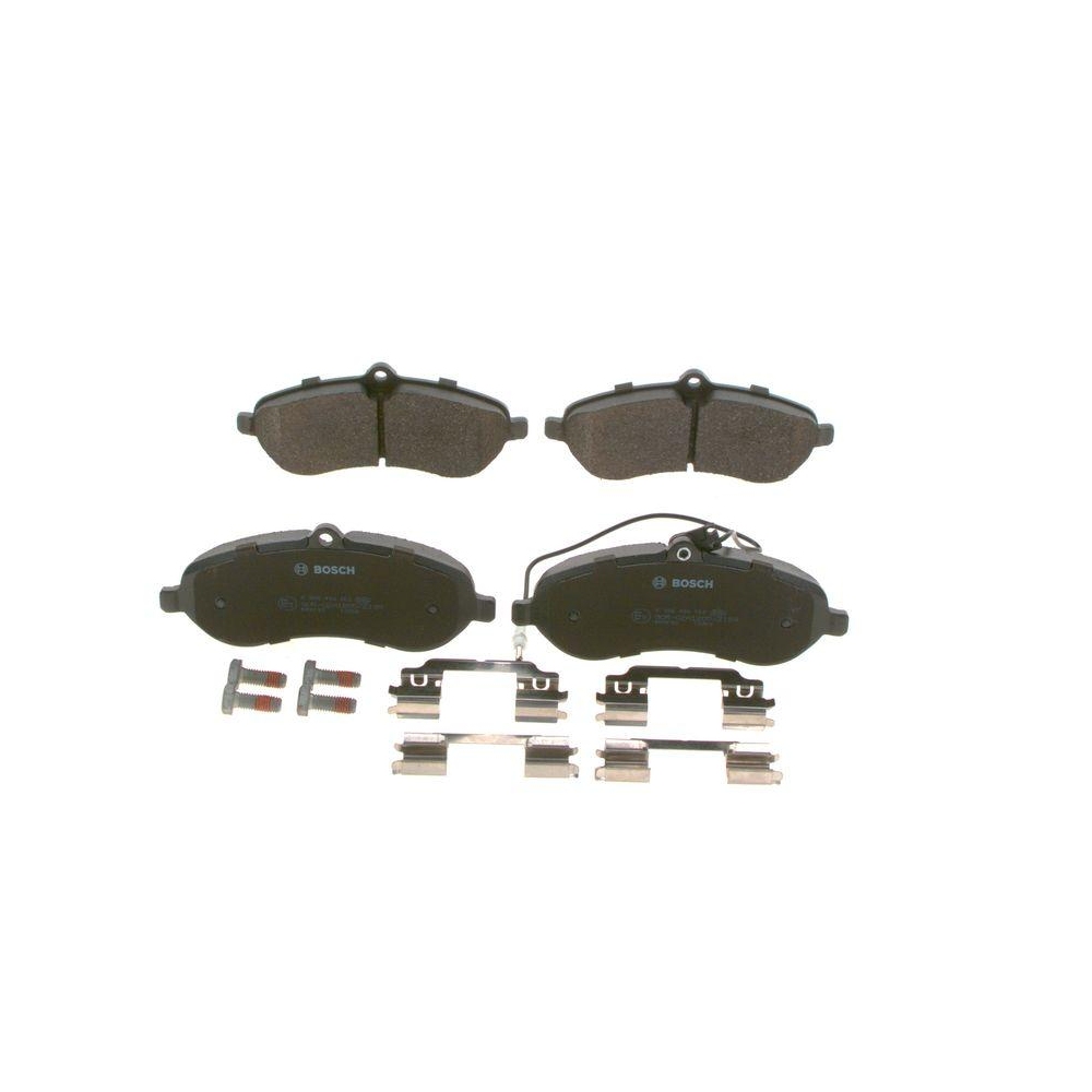 Bremsbelagsatz, Scheibenbremse BOSCH 0 986 494 163 f&uuml;r ALFA ROMEO CITRO&Euml;N FIAT