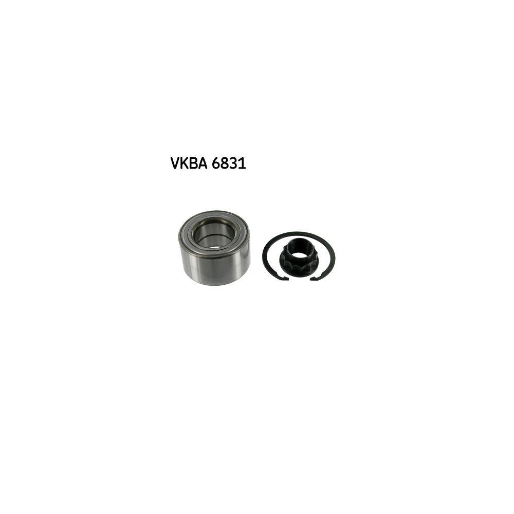 Radlagersatz SKF VKBA 6831 f&uuml;r TOYOTA TOYOTA (FAW), Hinterachse, Vorderachse