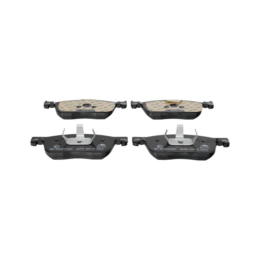 Bremsbelagsatz, Scheibenbremse ATE 13.0460-7331.2 f&uuml;r CITRO&Euml;N OPEL PEUGEOT