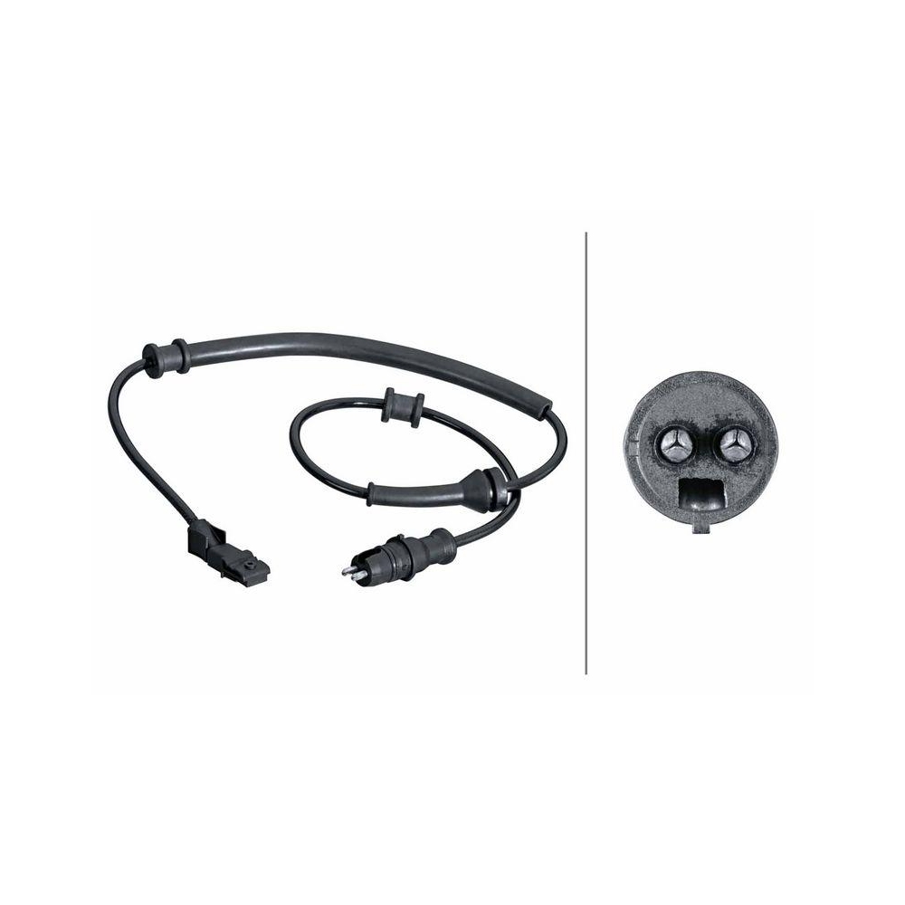 HELLA Sensor, Raddrehzahl 6PU 358 251-031 f&uuml;r RENAULT, Hinterachse