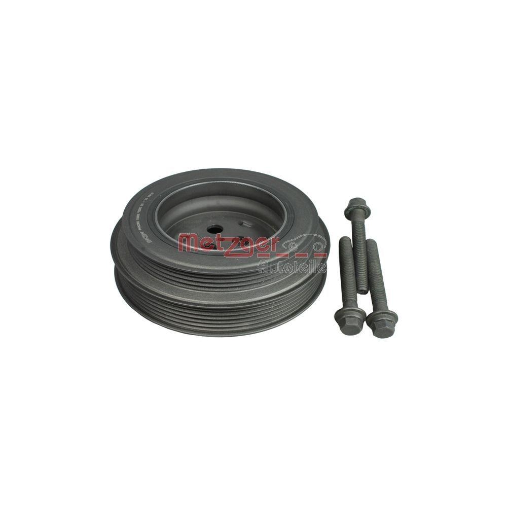 Riemenscheibe, Kurbelwelle METZGER 6400065 KIT + f&uuml;r CITRO&Euml;N FIAT FORD PEUGEOT