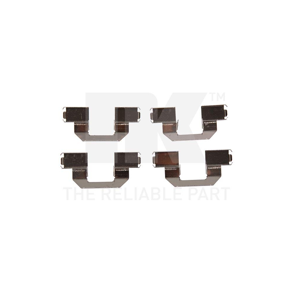 Zubeh&ouml;rsatz, Scheibenbremsbelag NK 7930077 f&uuml;r MITSUBISHI, Vorderachse