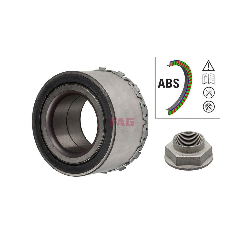 Radlagersatz Schaeffler FAG 713 6679 80 für MERCEDES-BENZ, Hinterachse