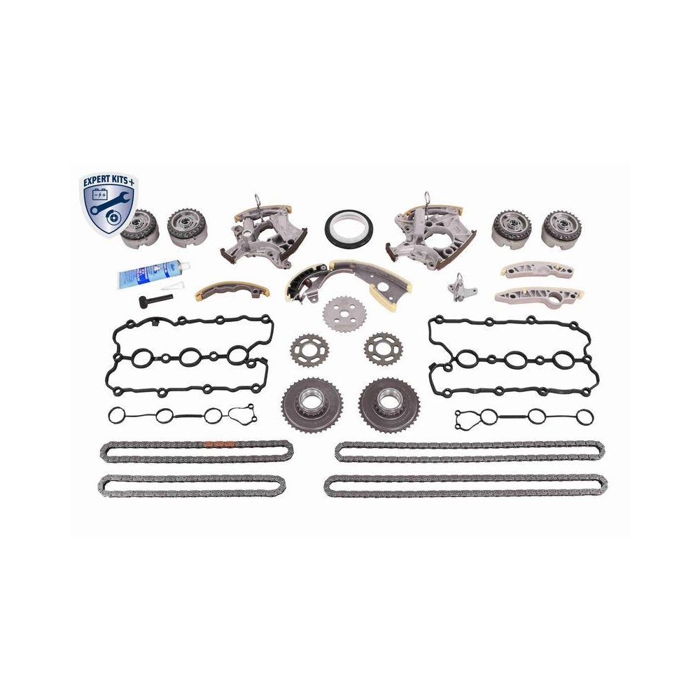 Steuerkettensatz VAICO V10-10011 EXPERT KITS + f&uuml;r AUDI SEAT SKODA VW VAG, mitte