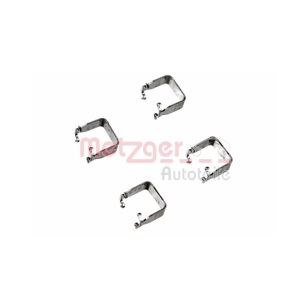 Halter, Kraftstoffleitung METZGER 0873043 für OPEL VAUXHALL, Einspritzdüse