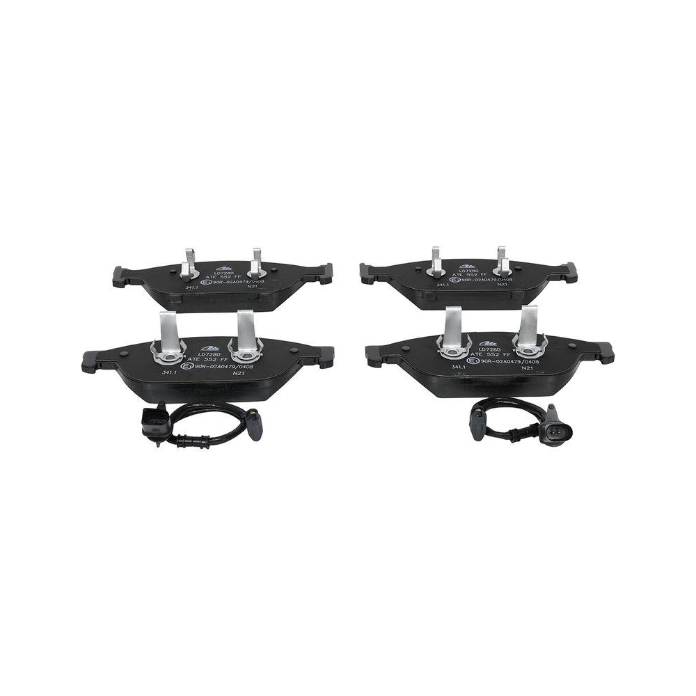 Bremsbelagsatz, Scheibenbremse ATE 13.0470-7280.2 ATE Ceramic f&uuml;r VAG