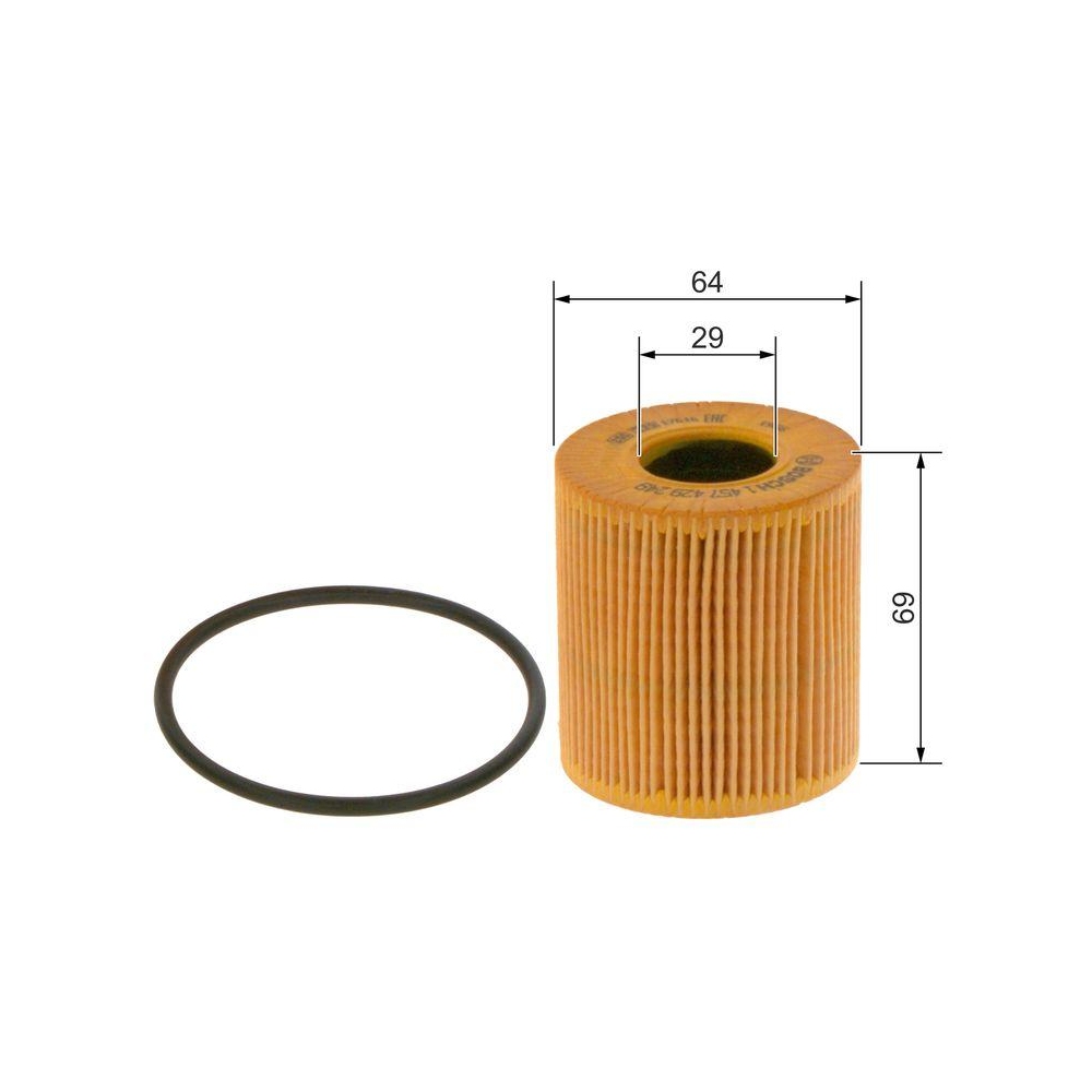 Ölfilter BOSCH 1 457 429 249 für BMW CITROËN FIAT FORD JAGUAR LANCIA MITSUBISHI