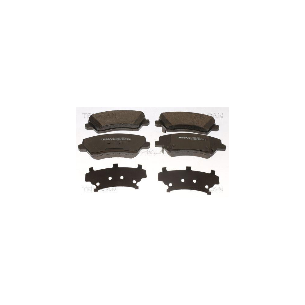 Bremsbelagsatz, Scheibenbremse TRISCAN 8110 43056 f&uuml;r HYUNDAI KIA, Vorderachse