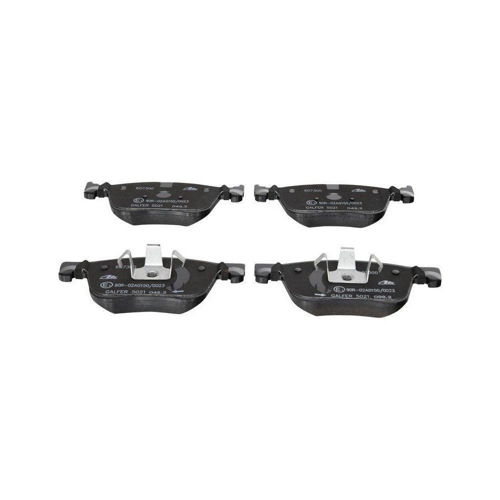 Bremsbelagsatz, Scheibenbremse ATE 13.0460-7300.2 f&uuml;r CITRO&Euml;N PEUGEOT