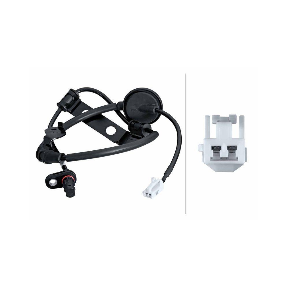 HELLA Sensor, Raddrehzahl 6PU 358 251-081 f&uuml;r HYUNDAI, Hinterachse