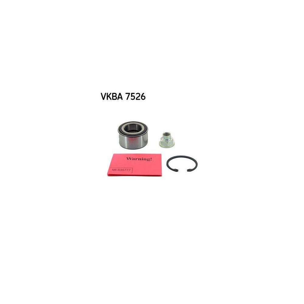 Radlagersatz SKF VKBA 7526 f&uuml;r OPEL SUZUKI VAUXHALL, Vorderachse