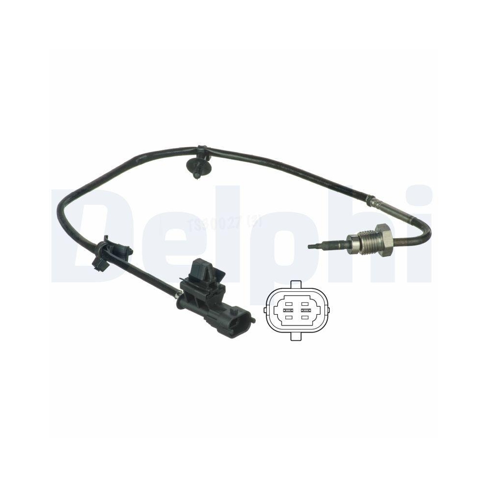 DELPHI TS30027 Sensor, Abgastemperatur f&uuml;r OPEL VAUXHALL GENERAL MOTORS