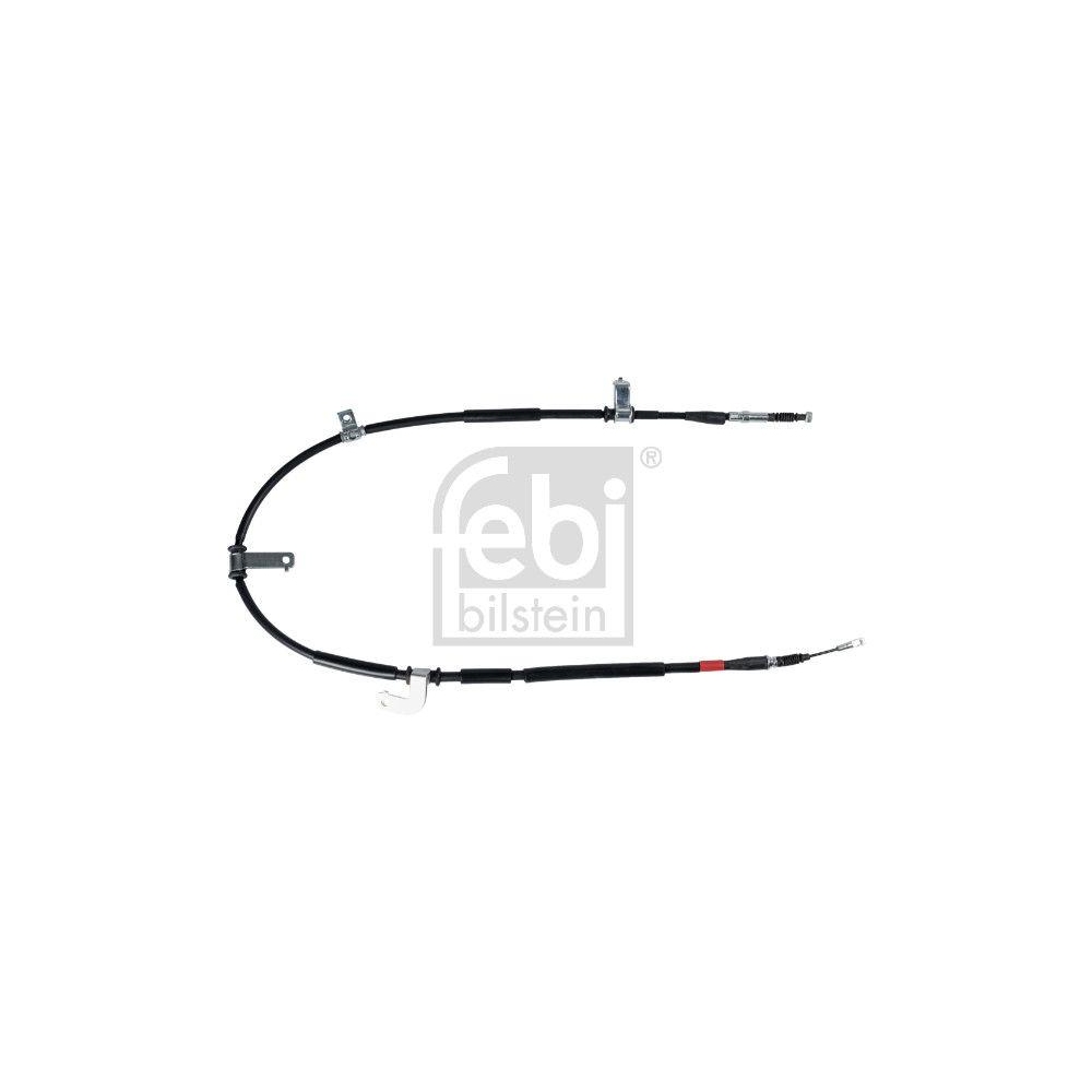 FEBI BILSTEIN Seilzug, Feststellbremse 106712 f&uuml;r HYUNDAI, hinten links