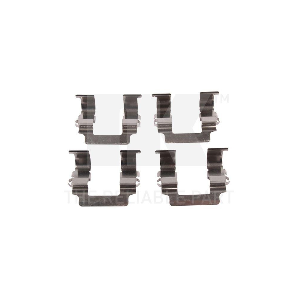 Zubehörsatz, Scheibenbremsbelag NK 7930161 für MITSUBISHI, Vorderachse