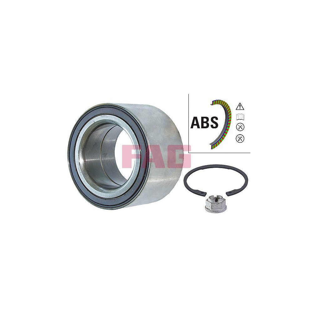 Radlagersatz Schaeffler FAG 713 6681 00 für MERCEDES-BENZ, Hinterachse