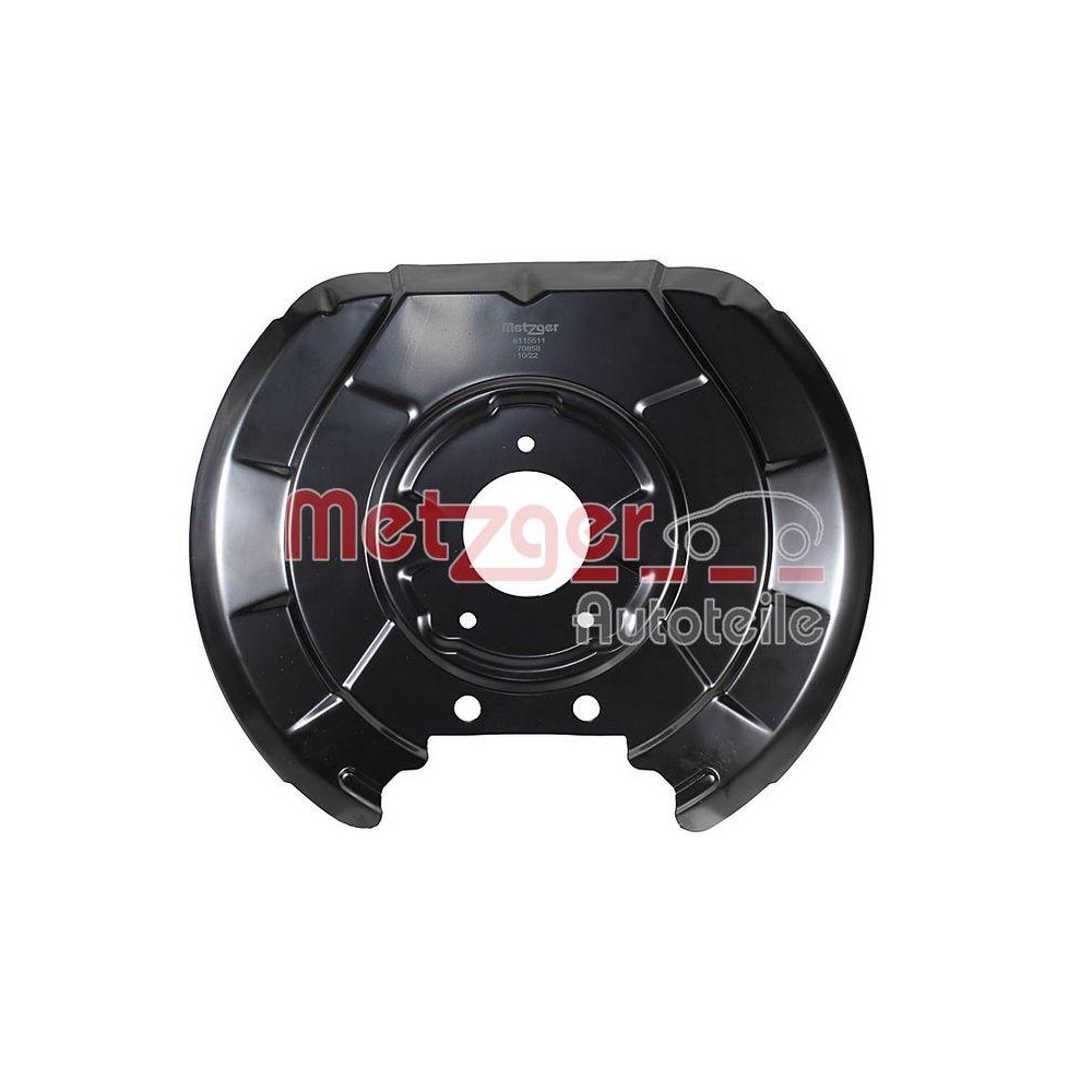 Spritzblech, Bremsscheibe METZGER 6115511 f&uuml;r VW, Vorderachse links