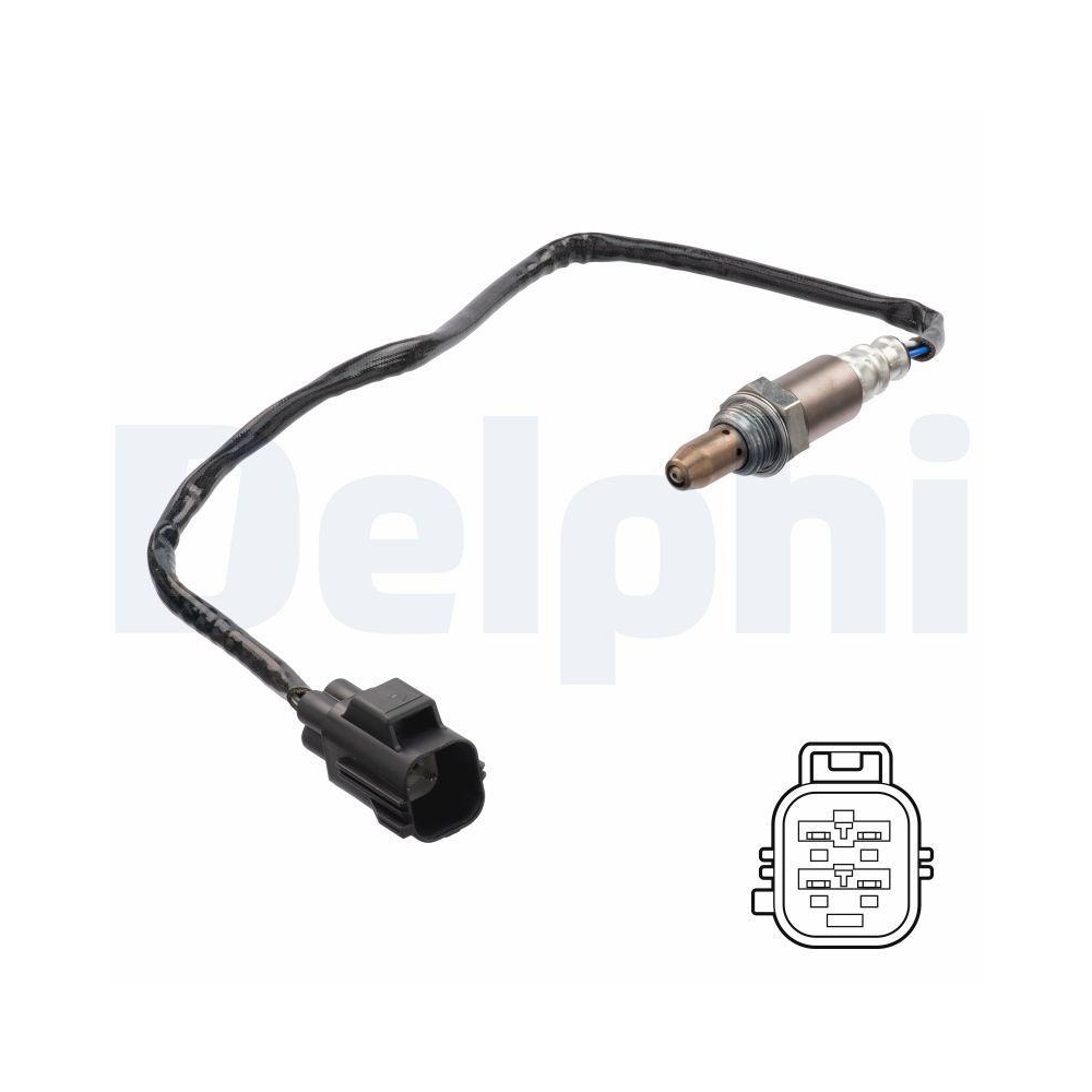 DELPHI ES21298-12B1 Lambdasonde f&uuml;r VOLVO, vor Katalysator