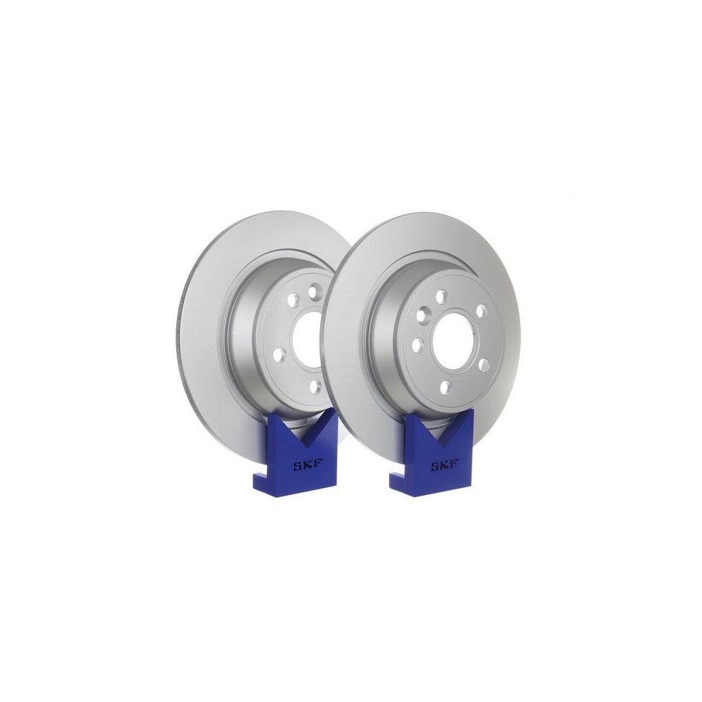 SKF VKBD 90132 S2 2 St&uuml;ck Bremsscheiben f&uuml;r FORD LAND ROVER, Hinterachse