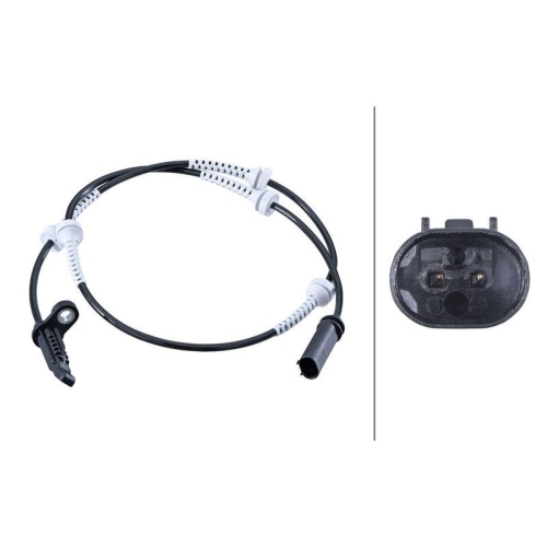 HELLA 6PU 358 216-831 Sensor, Raddrehzahl f&uuml;r BMW, Hinterachse