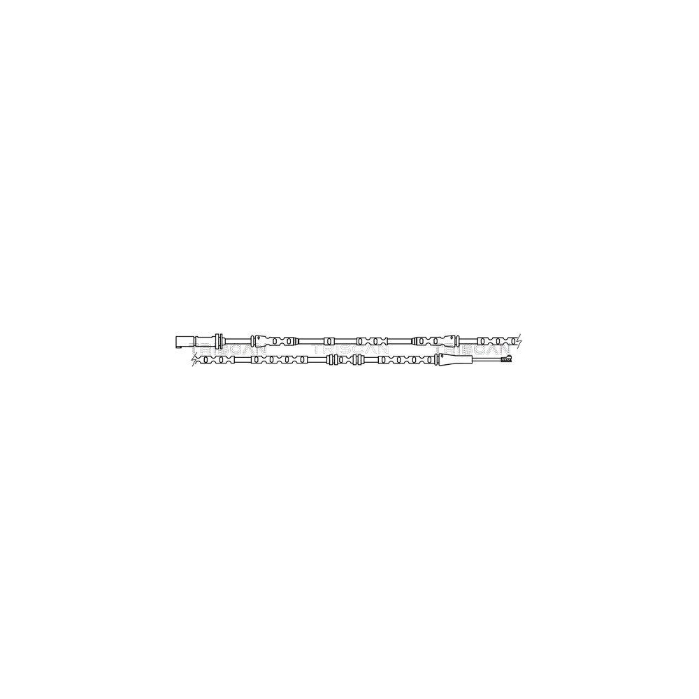 Warnkontakt, Bremsbelagverschlei&szlig; TRISCAN 8115 11059 f&uuml;r BMW, Hinterachse