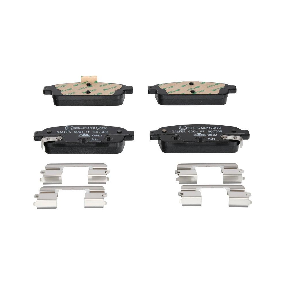 Bremsbelagsatz, Scheibenbremse ATE 13.0460-7309.2 für OPEL VAUXHALL, Hinterachse