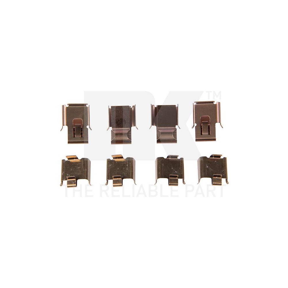 Zubeh&ouml;rsatz, Scheibenbremsbelag NK 7930171 f&uuml;r MITSUBISHI, Vorderachse