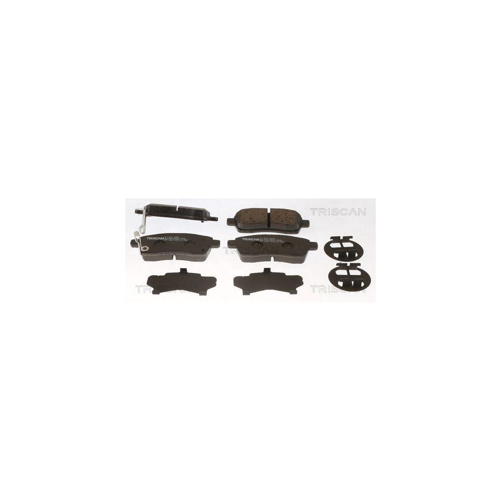 Bremsbelagsatz, Scheibenbremse TRISCAN 8110 69024 f&uuml;r SUZUKI, Vorderachse