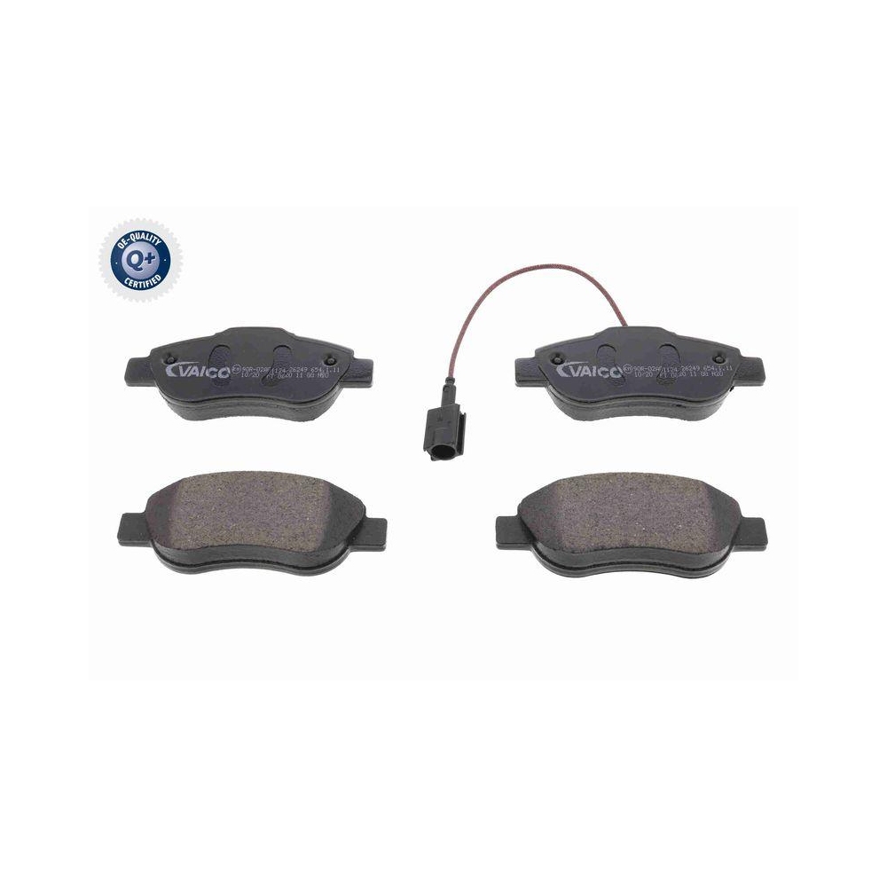 Bremsbelagsatz, Scheibenbremse VAICO V24-0029 Q+, Erstausr&uuml;sterqualit&auml;t f&uuml;r FIAT