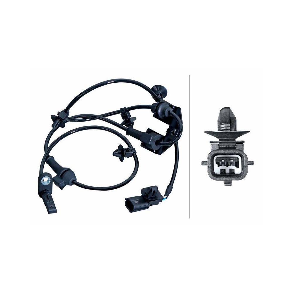 HELLA Sensor, Raddrehzahl 6PU 358 251-161 f&uuml;r SUZUKI, Vorderachse links