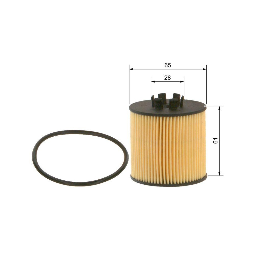 Ölfilter BOSCH 1 457 429 301 für AUDI SEAT SKODA VW