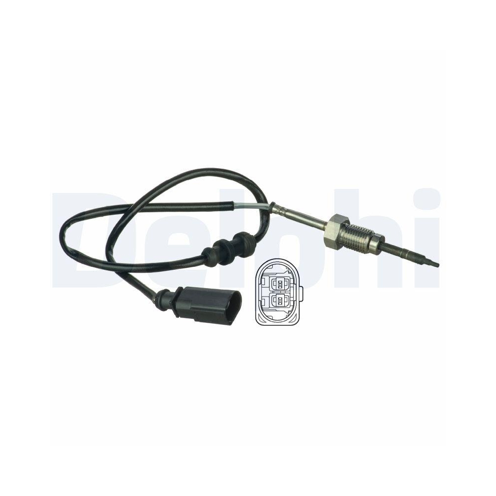DELPHI TS30045 Sensor, Abgastemperatur f&uuml;r SEAT VW VAG, vor Abgasturbolader