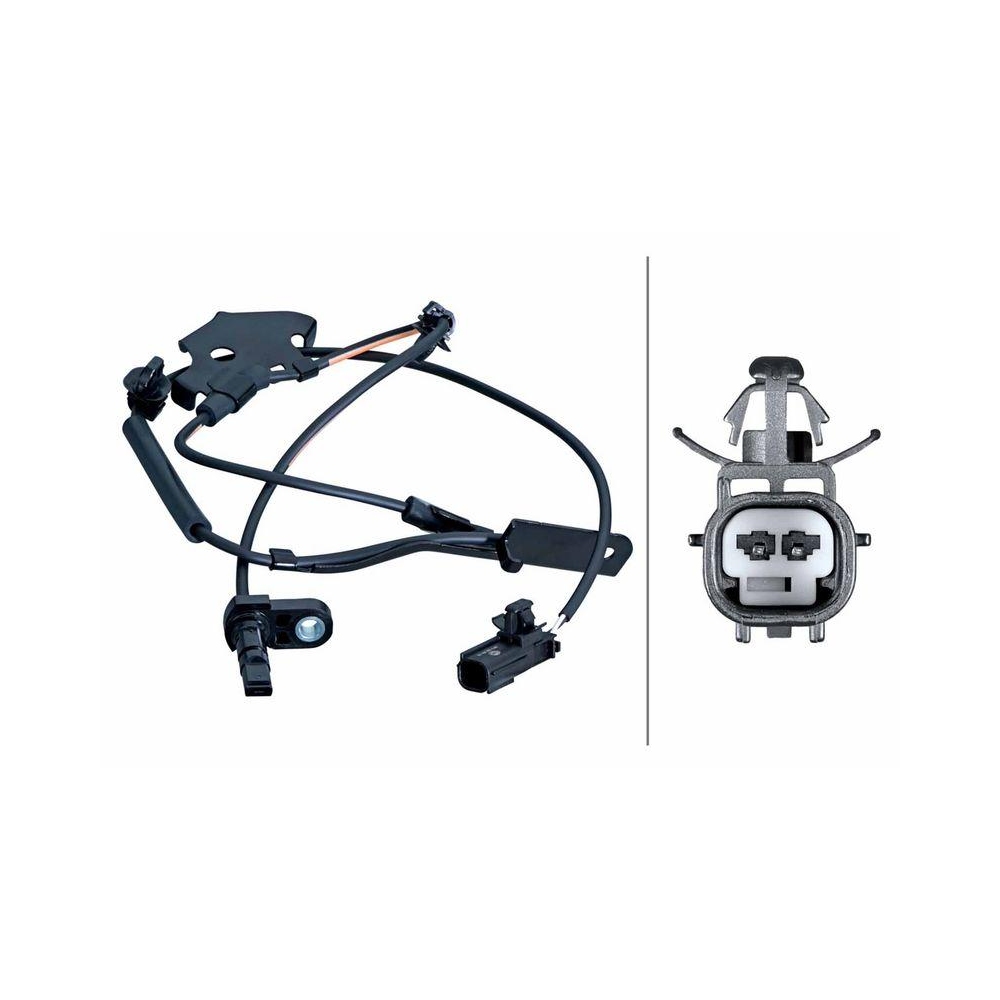 HELLA Sensor, Raddrehzahl 6PU 358 251-181 f&uuml;r TOYOTA LEXUS, Vorderachse