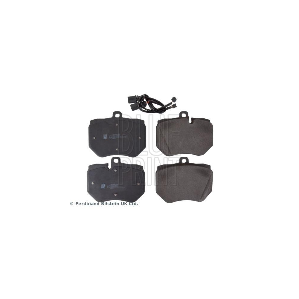 Bremsbelagsatz, Scheibenbremse BLUE PRINT ADV184293 f&uuml;r AUDI, Vorderachse