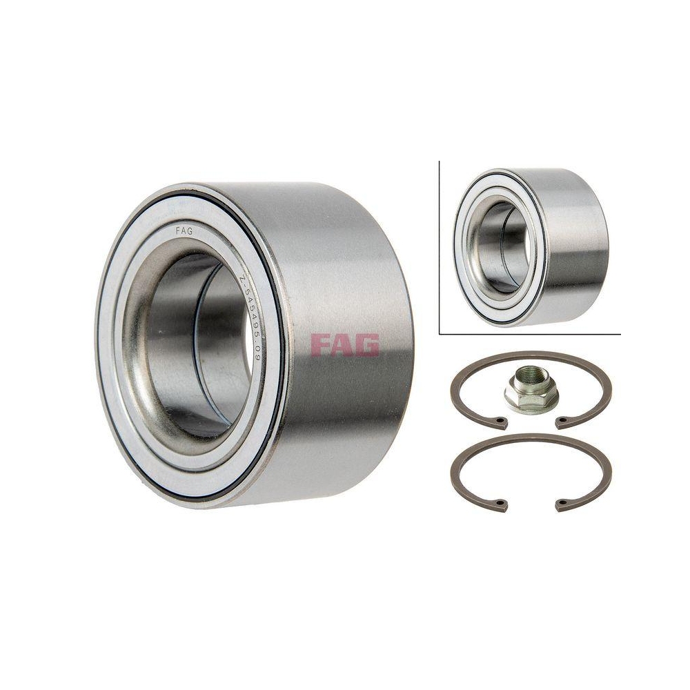 Radlagersatz Schaeffler FAG 713 6651 40 f&uuml;r SAAB, Vorderachse