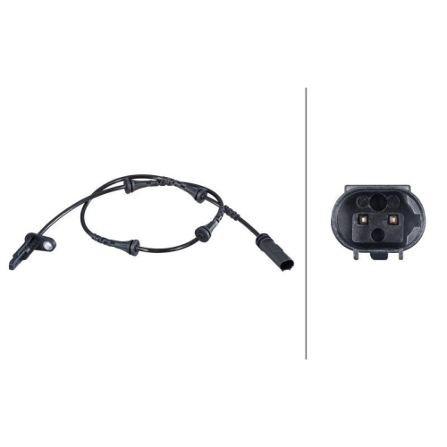 HELLA 6PU 358 447-321 Sensor, Raddrehzahl f&uuml;r BMW, Hinterachse