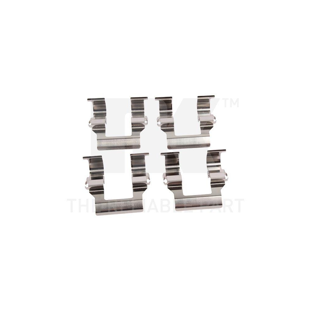 Zubehörsatz, Scheibenbremsbelag NK 7930279 für, Hinterachse